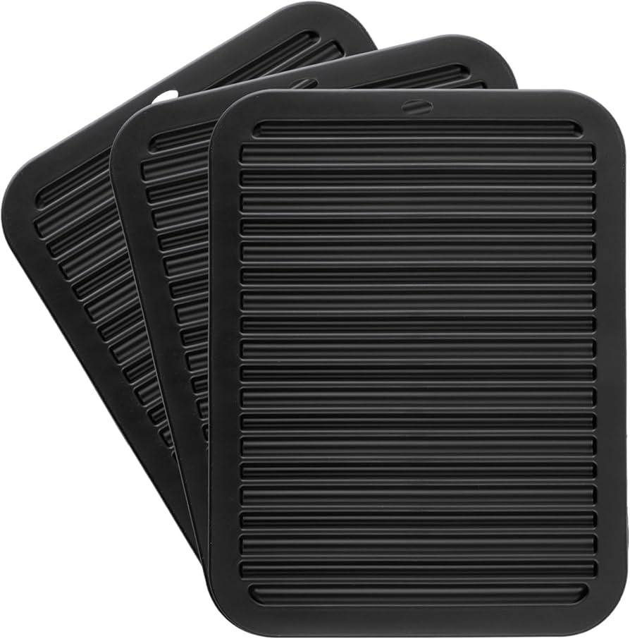 Amazon.com: TOPULORS 3 PCS Silicone Trivets for Hot Pots and Pans